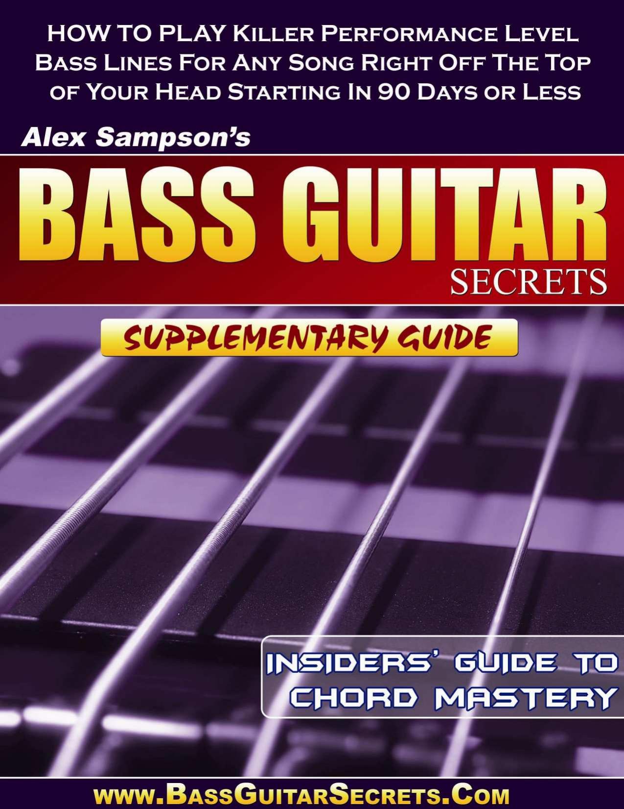 Insider's Guide To Chord Mastery by Sampson Alex