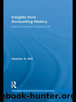 Insights from Accounting History by Zeff Stephen A.;