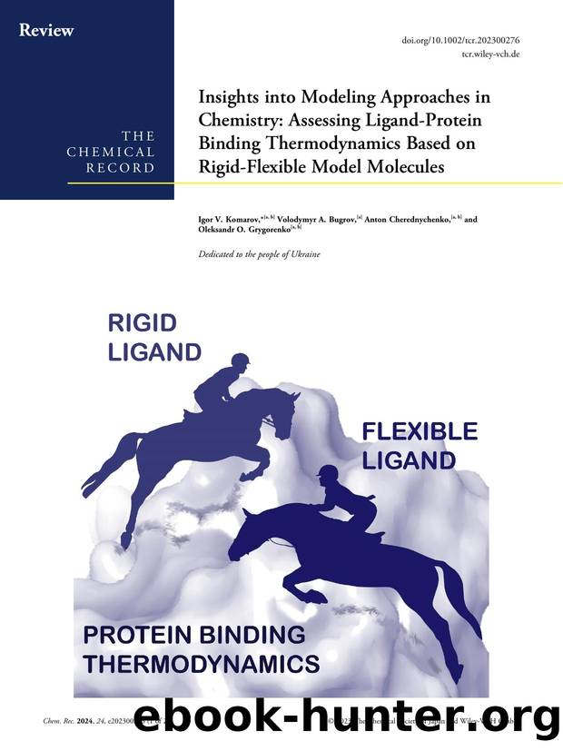 Insights into Modeling Approaches in Chemistry: Assessing LigandâProtein Binding Thermodynamics Based on RigidâFlexible Model Molecules by Unknown
