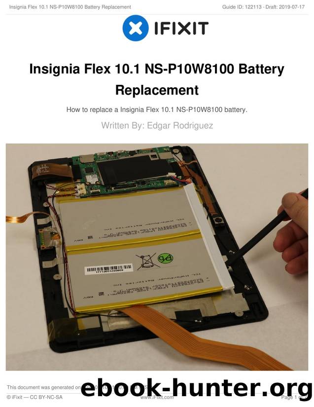Insignia Flex 10.1 NS-P10W8100 Battery Replacement by Unknown