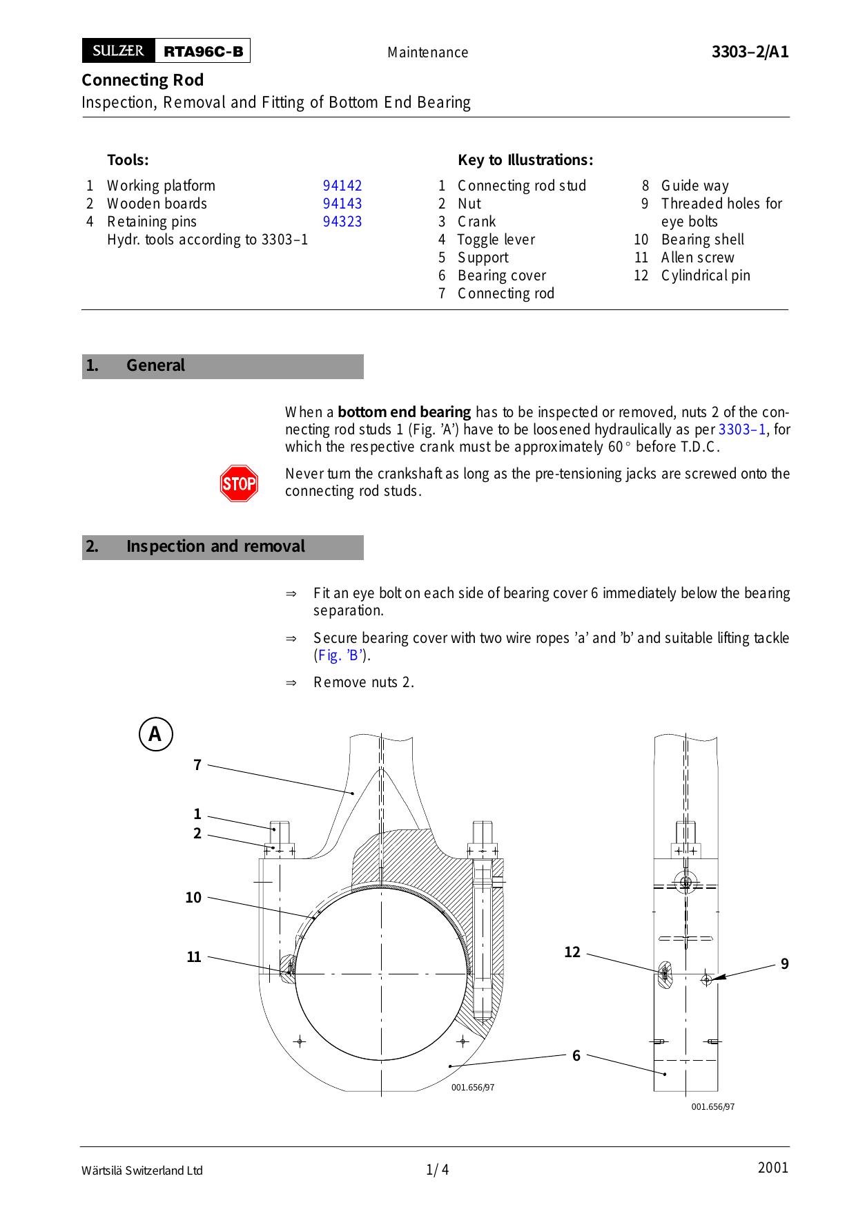 Inspection, Removing Fitting of Bottom End Bearing by klam
