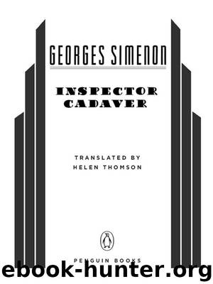 Inspector Cadaver by Georges Simenon