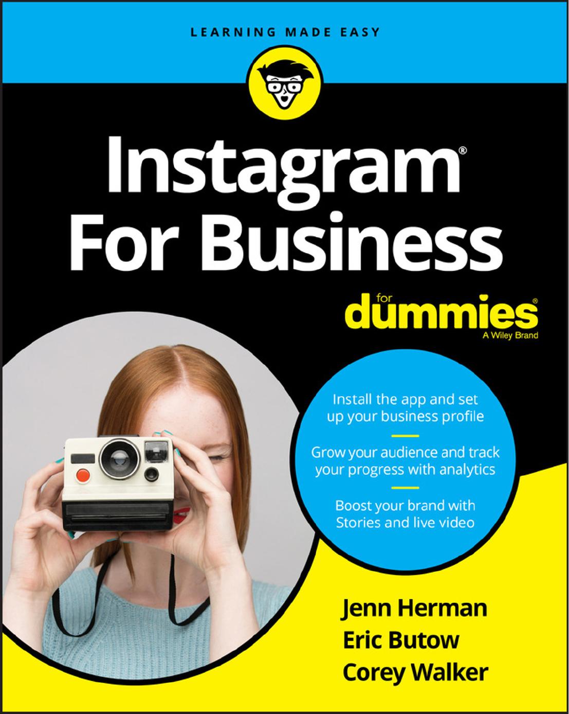 Instagram For Business For Dummies by Jennifer Herman ‎ Eric Butow ‎ Corey Walker