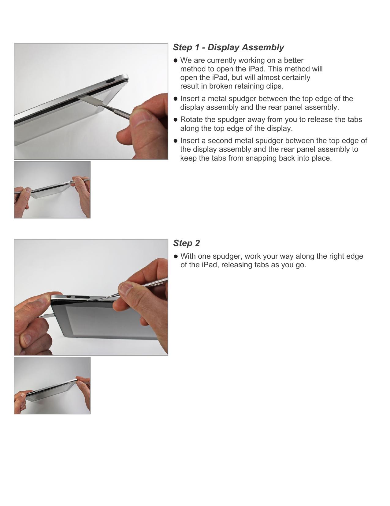 Installing iPad Wi-Fi Front Glass Panel by Unknown
