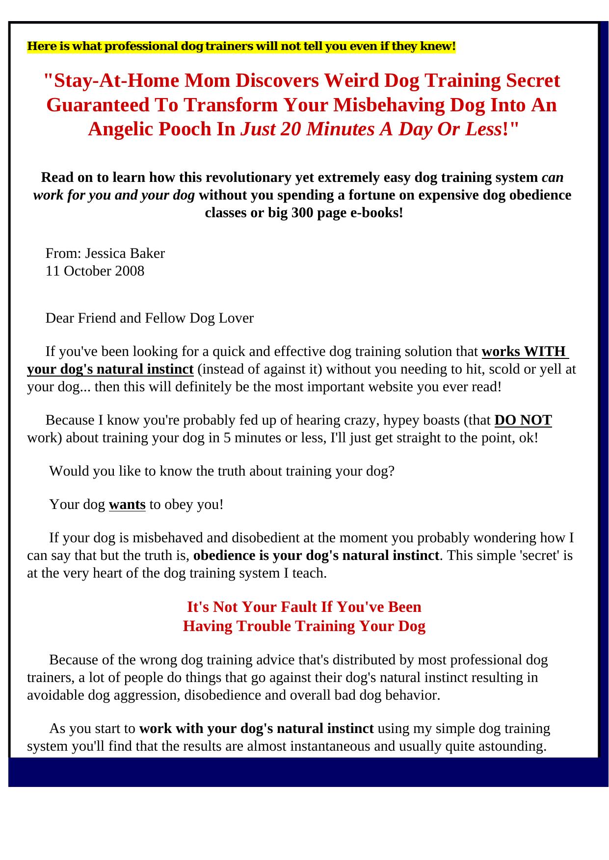 Instant Expert Dog Training Video Series. by Best of Kuszter's Collection