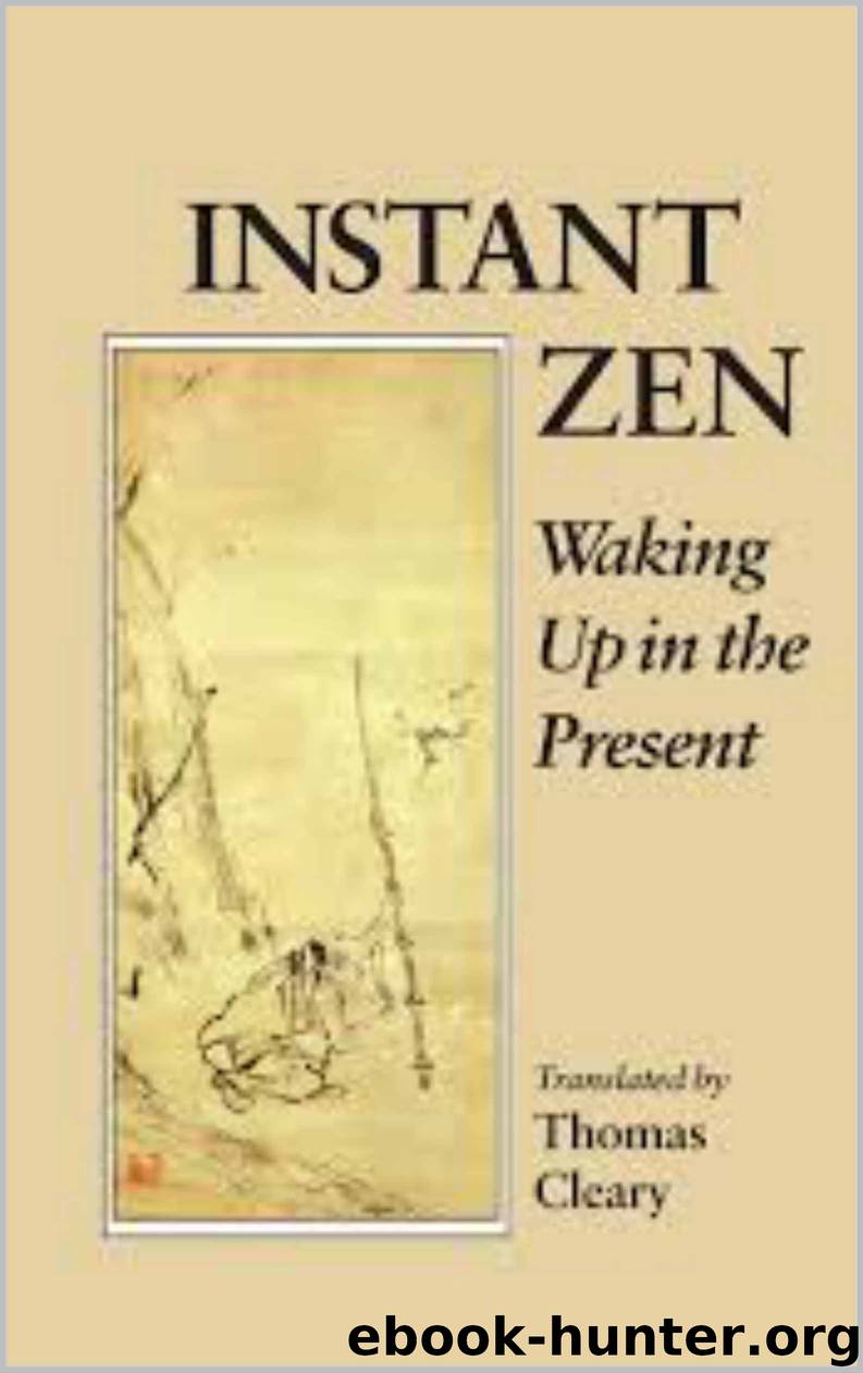 Instant Zen, Waking Up in the Present (1994) by Cleary Thomas
