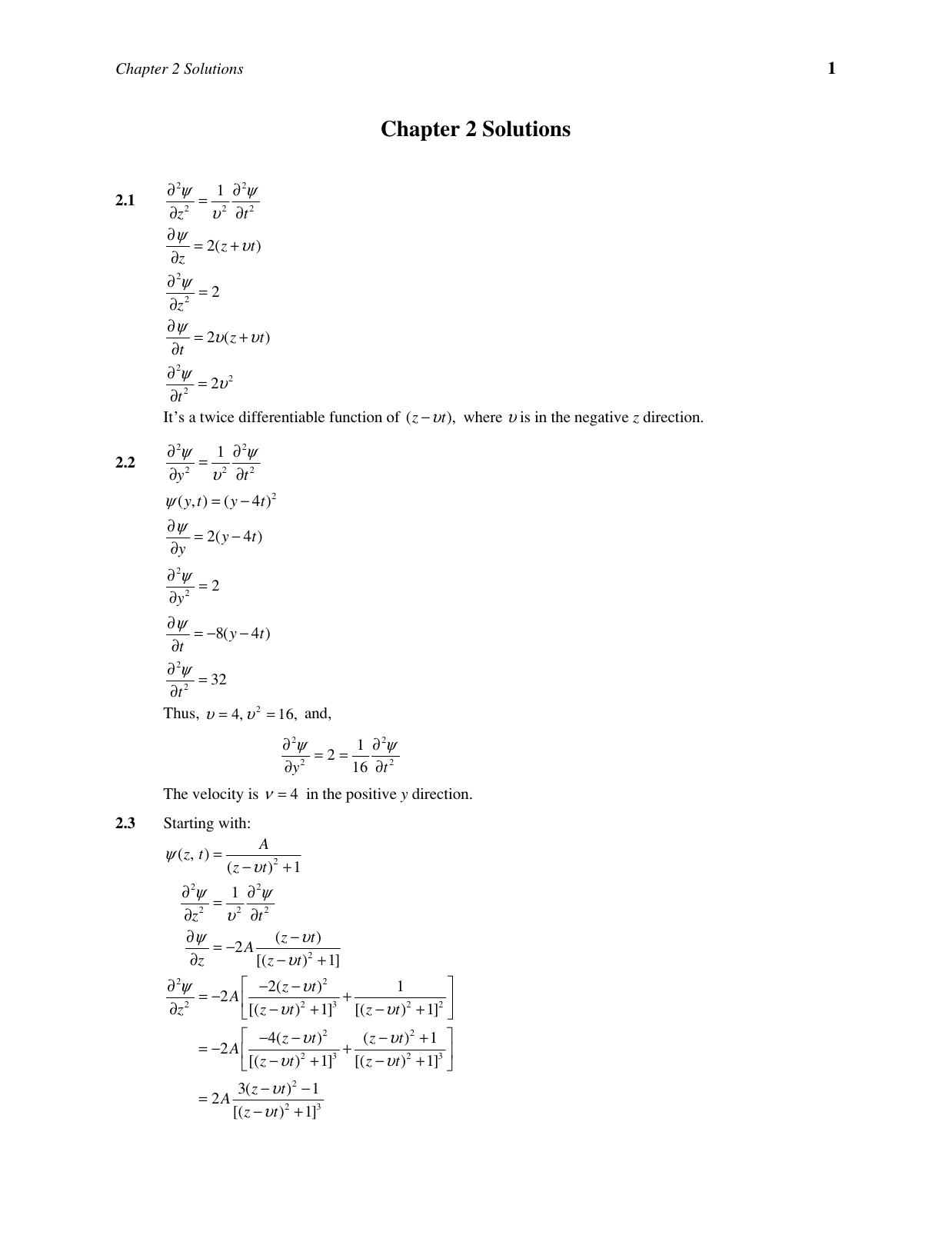 Instructor's Solutions Manual for Optics, Global Edition by Eugene Hecht