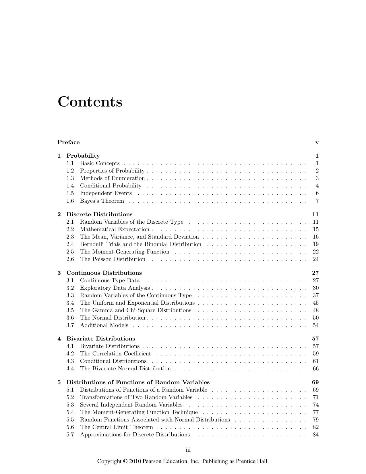 Instructor's Solutions Manual for Probability and Statistical Inference (8th ed.) by Robert V. Hogg Elliot Tanis