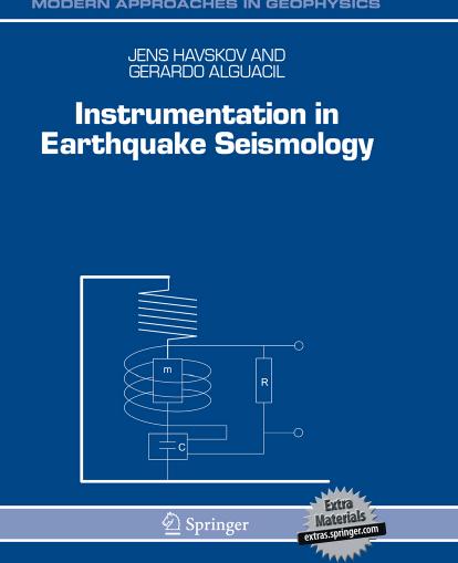 Instrumentation in Earthquake Seismology by Unknown