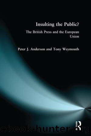 Insulting the Public? by Peter J. Anderson Tony Weymouth