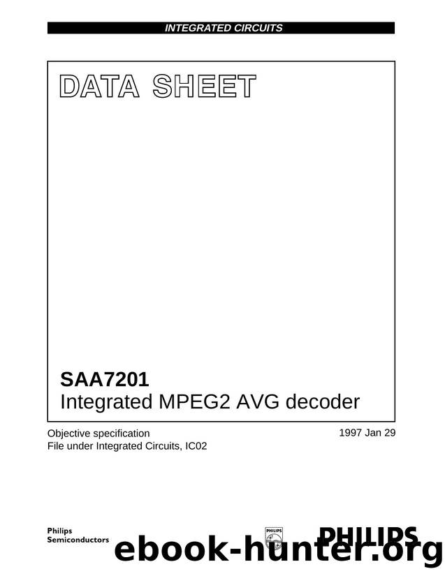 Integrated MPEG2 AVG decoder by Philips Semiconductors