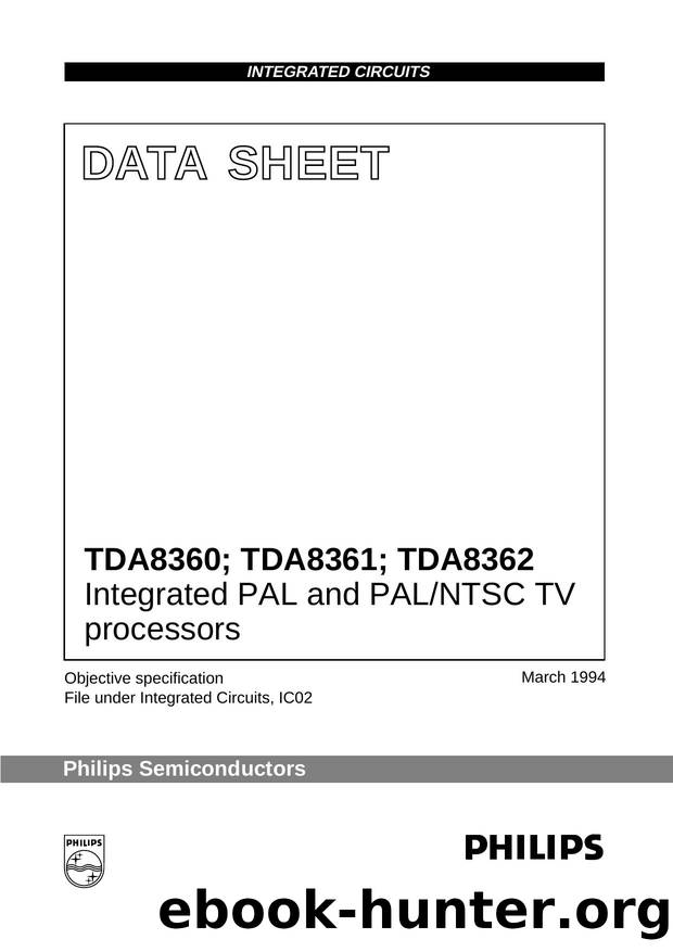 Integrated PAL and PALNTSC TV processors by Philips Semiconductors