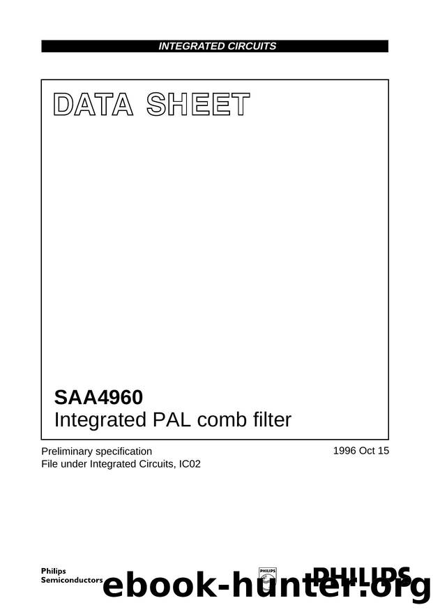 Integrated PAL comb filter by Philips Semiconductors