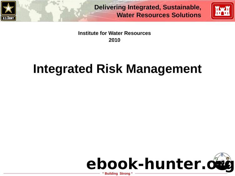 Integrated Risk Management by US Army Corps of Engineers