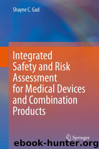 Integrated Safety and Risk Assessment for Medical Devices and Combination Products by Shayne C. Gad