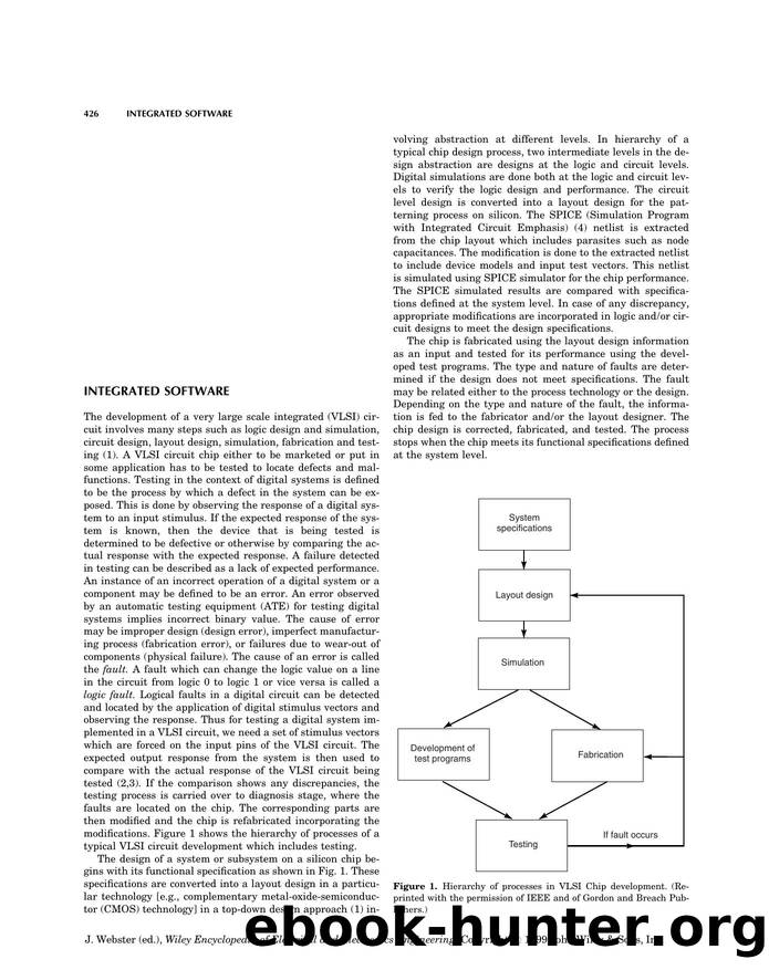 Integrated Software". In: Wiley Encyclopedia of Electrical and Electronics Engineering by Unknown
