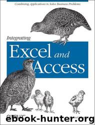 Integrating Excel and Access by Michael Schmalz
