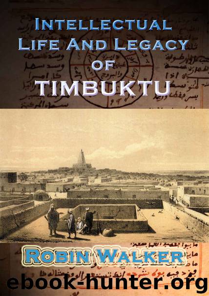 Intellectual Life and Legacy of Timbuktu (Reklaw Education Lecture Series Book 1) by Robin Walker