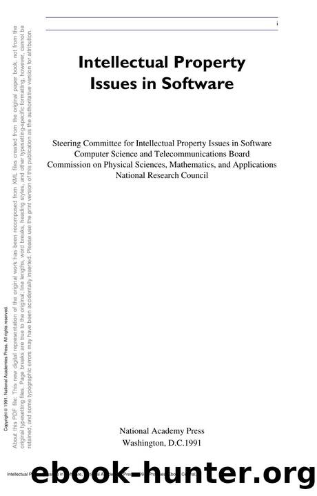 Intellectual Property Issues in Software by unknow
