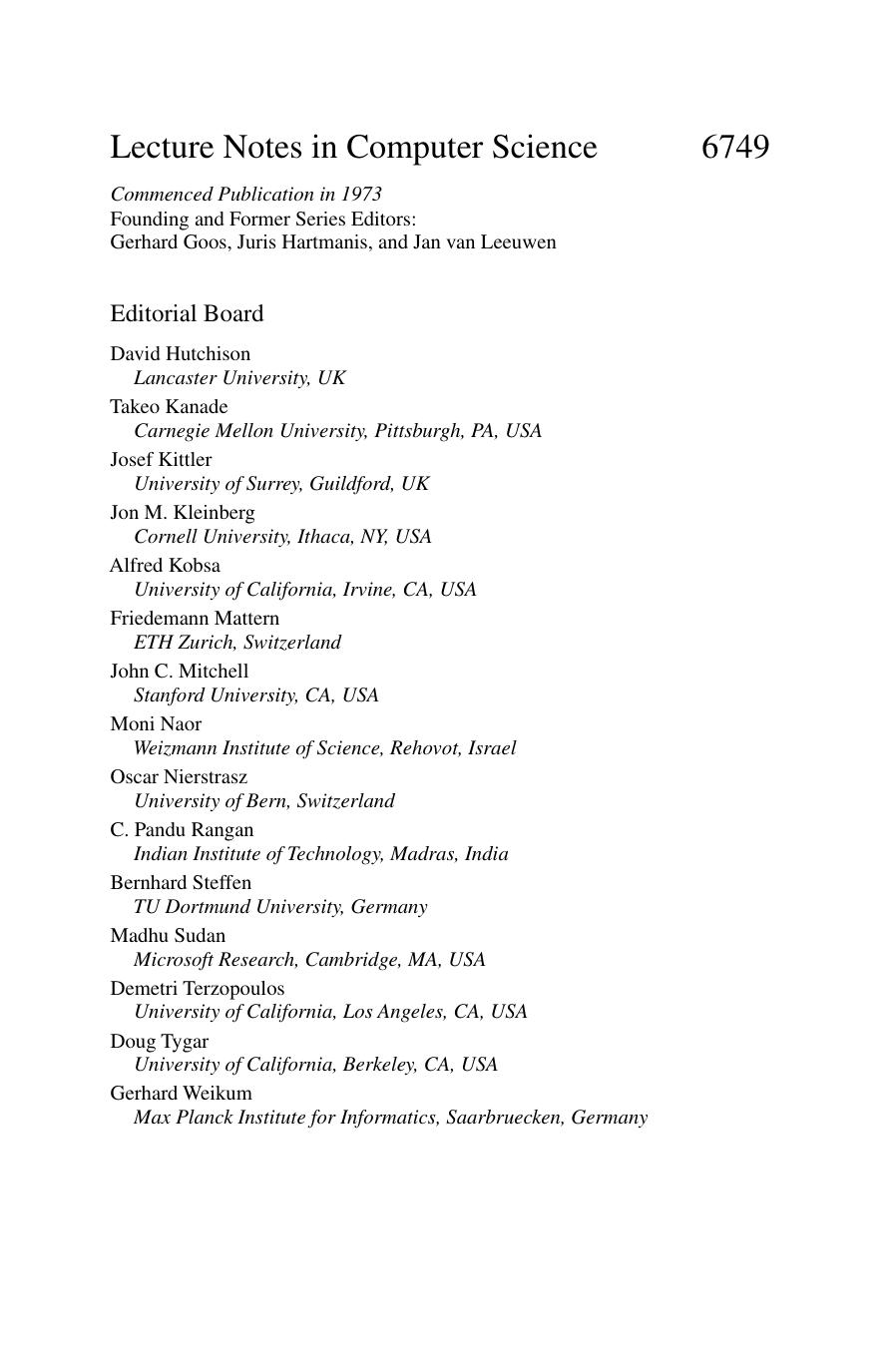 Intelligence and Security Informatics: Pacific Asia Workshop, PAISI 2011, Beijing, China, July 9, 2011. Proceedings by unknow