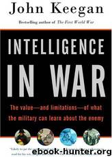 Intelligence in War: The Value--And Limitations--Of What the Military Can Learn About the Enemy by John Keegan
