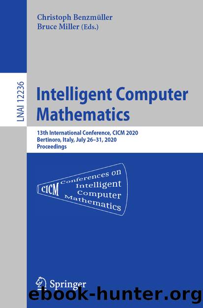 Intelligent Computer Mathematics by Unknown