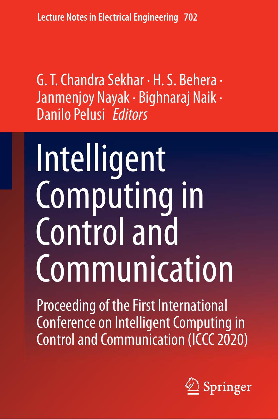 Intelligent Computing in Control and Communication by Unknow