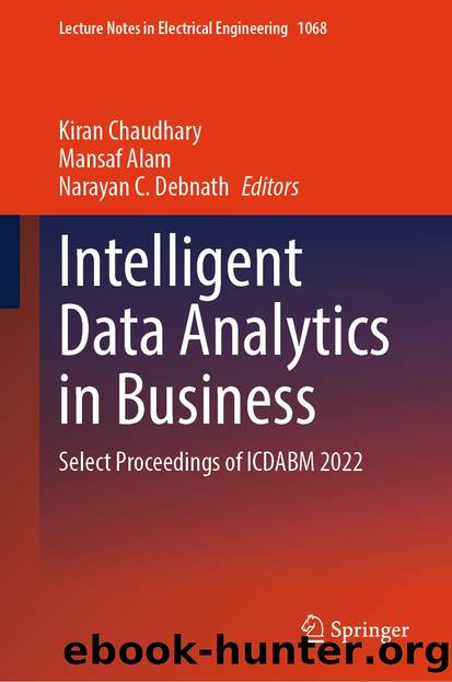 Intelligent Data Analytics in Business by Unknown