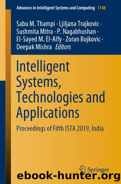 Intelligent Systems, Technologies and Applications by Unknown