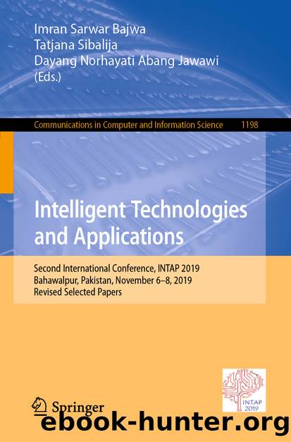 Intelligent Technologies and Applications by Unknown