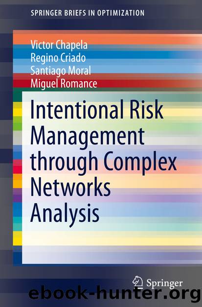 Intentional Risk Management through Complex Networks Analysis by Victor Chapela Regino Criado Santiago Moral & Miguel Romance
