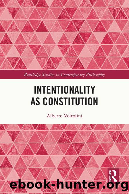 Intentionality as Constitution by Alberto Voltolini