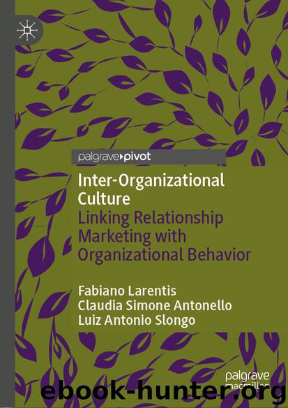 Inter-Organizational Culture by Fabiano Larentis & Claudia Simone Antonello & Luiz Antonio Slongo