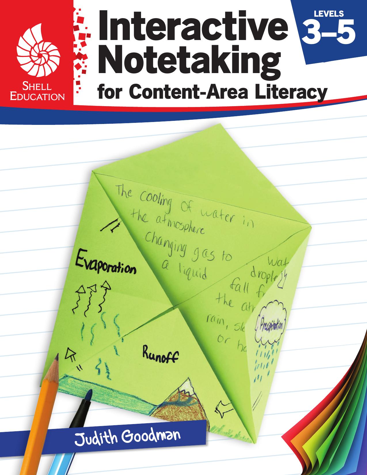 Interactive Notetaking for Content-Area Literacy, Levels 3-5 by Judith Goodman