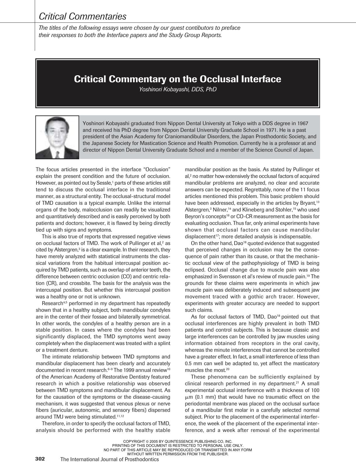 Interface 4 Commentary by Jody