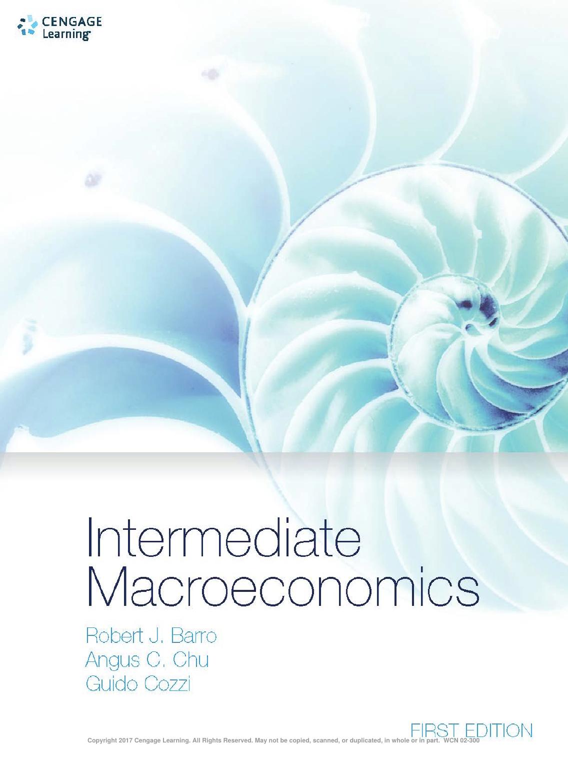 Intermediate Macroeconomics by Robert J Barro