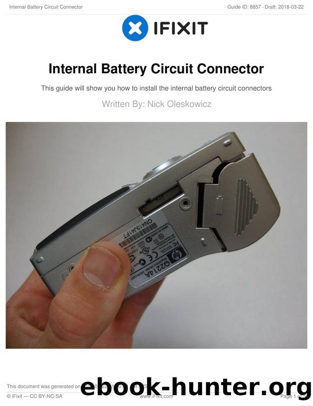 Internal Battery Circuit Connector by Unknown