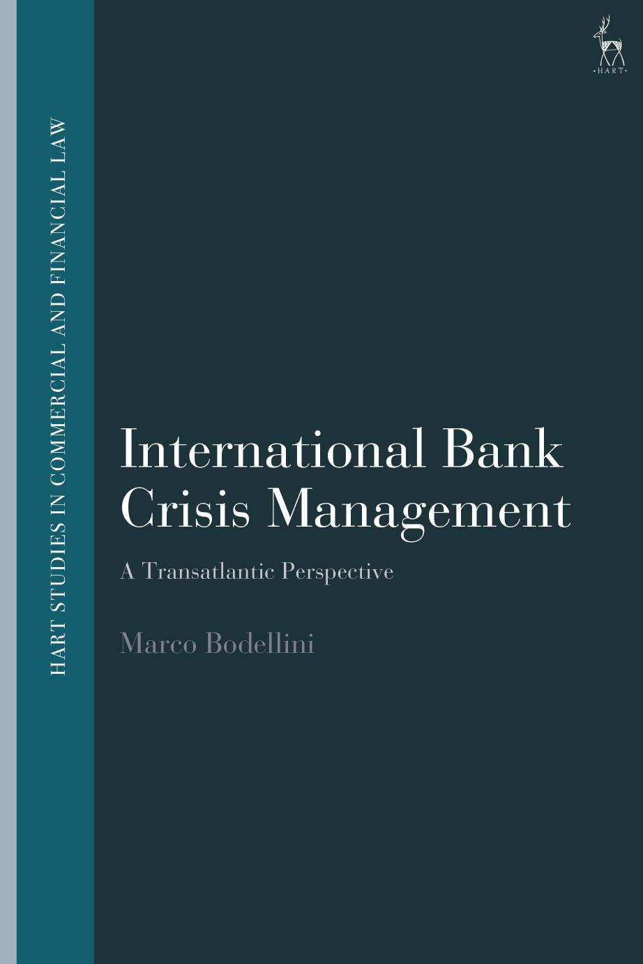 International Bank Crisis Management: A Transatlantic Perspective by Marco Bodellini