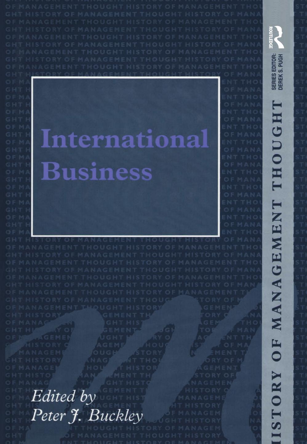 International Business by Peter J. Buckley (ed.)