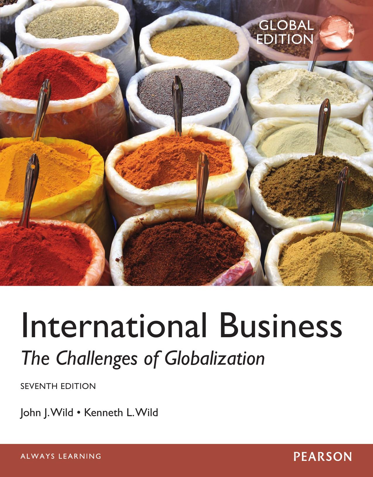 International Business. by John Wild Kenneth L. Wild