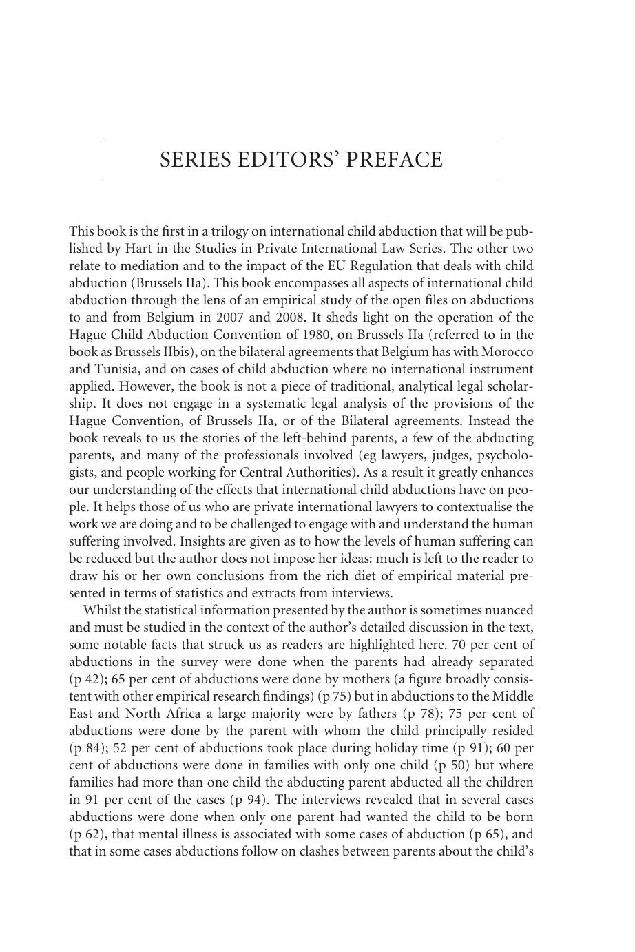 International Child Abduction: The Inadequacies of the Law by Thalia Kruger