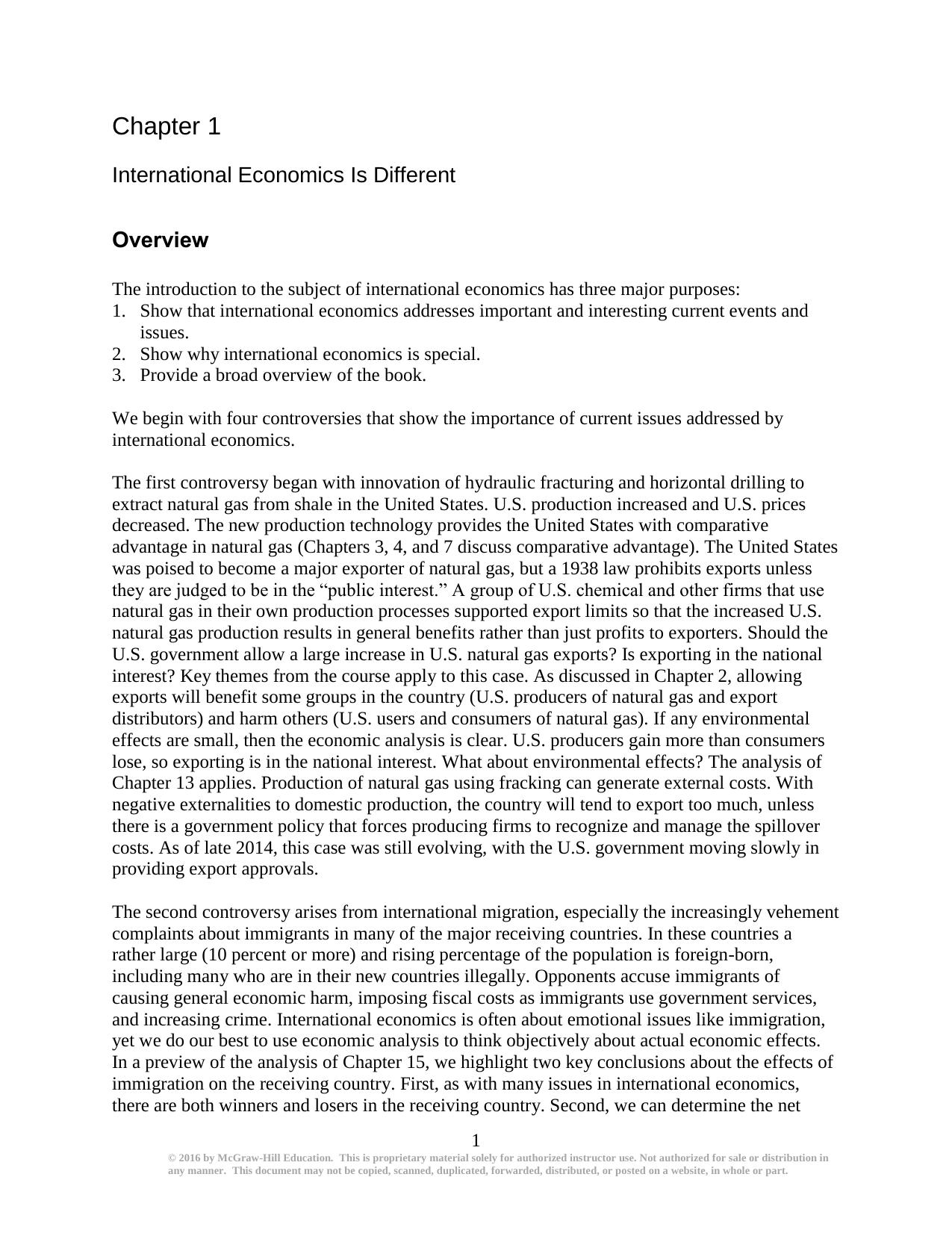 International Economics - Solutions Manual by Thomas A. Pugel