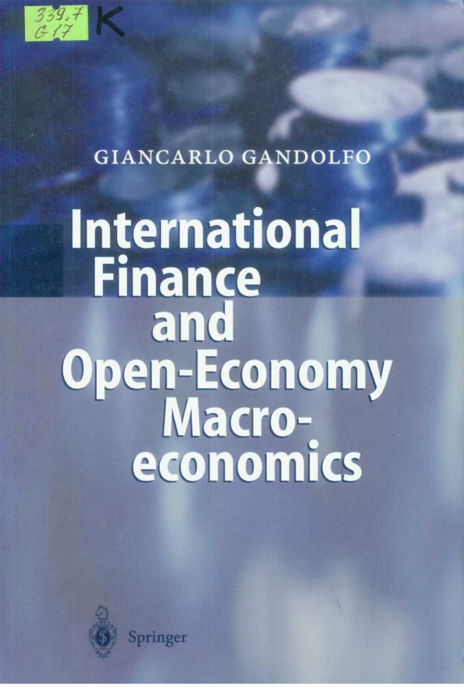 International Finance and Open-Economy Macroeconomics by Unknown