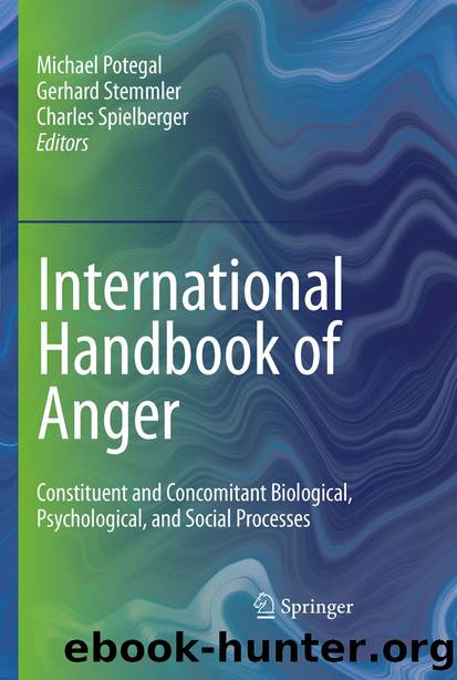 International Handbook of Anger by Michael Potegal Gerhard Stemmler & Charles Spielberger