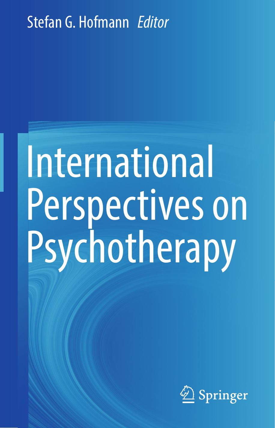 International Perspectives on Psychotherapy by Stefan G. Hofmann