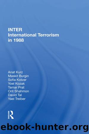 International Terrorism in 1988 by Anat Kurz