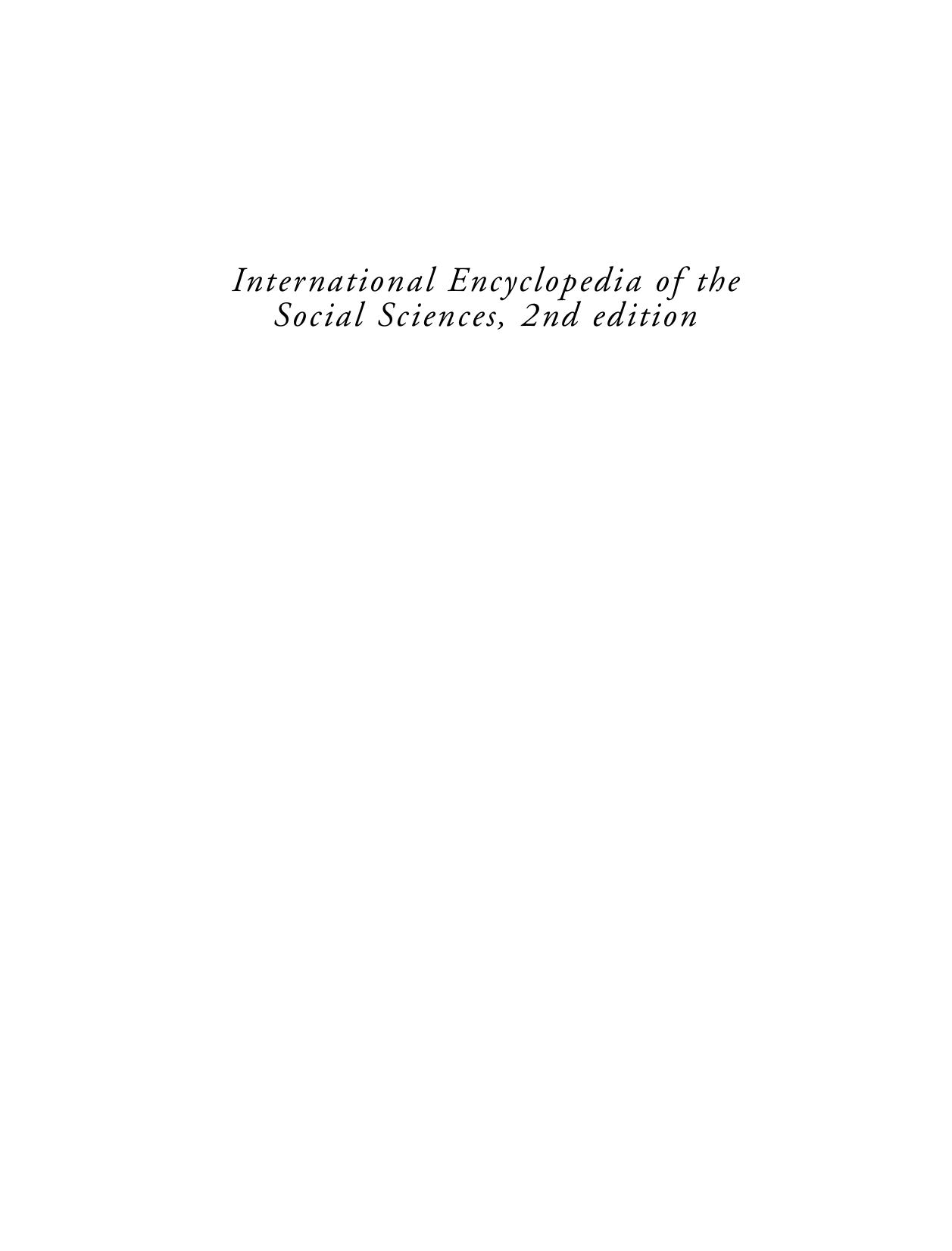 International encyclopaedia of social science - Wage&Price Control - Z-Test Index by Darrity W