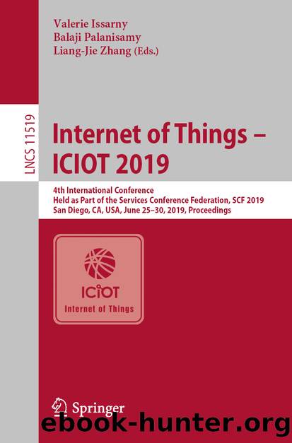 Internet of Things â ICIOT 2019 by Unknown