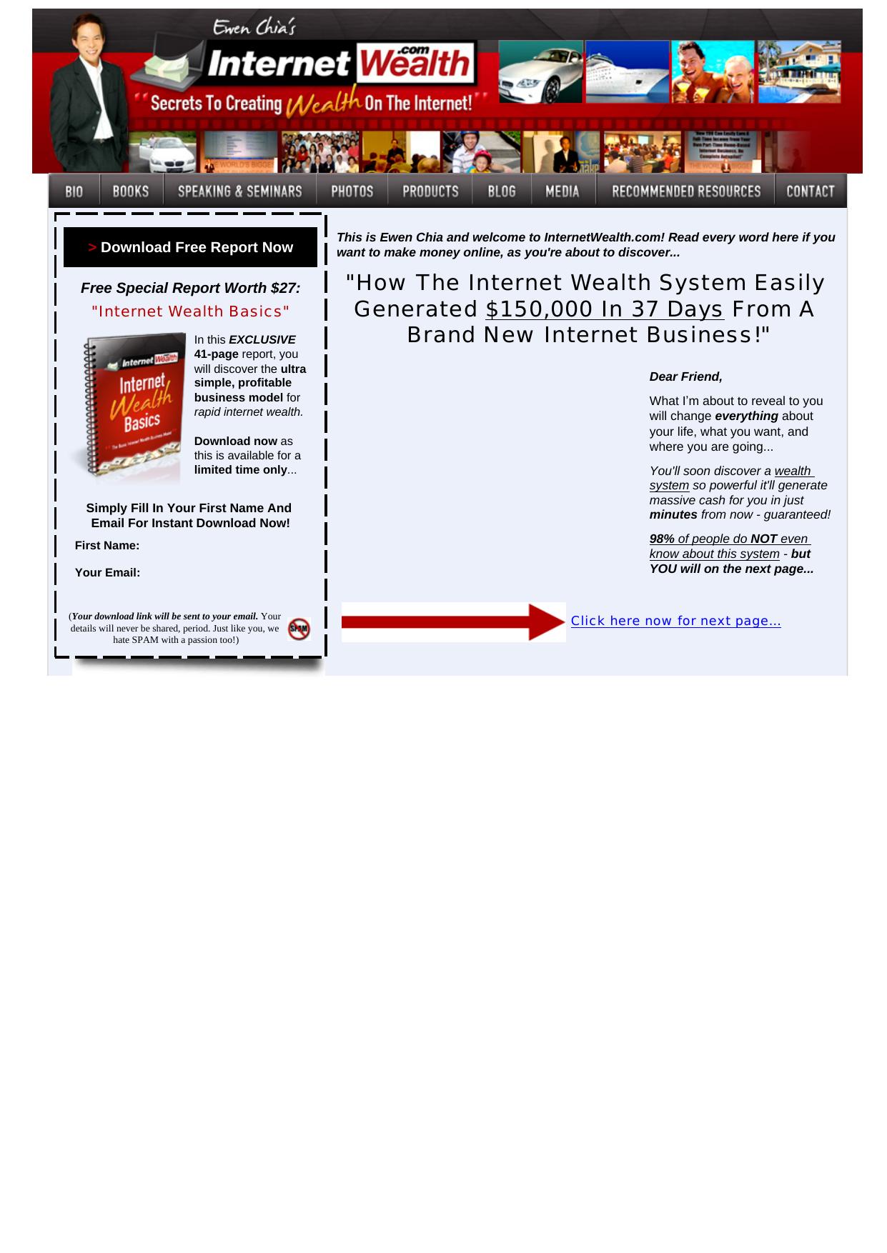 InternetWealth.com- Secrets To Creating Wealth On The Internet! by Best of Kuszter's Collection