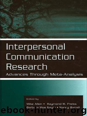Interpersonal Communication Research by Allen Mike